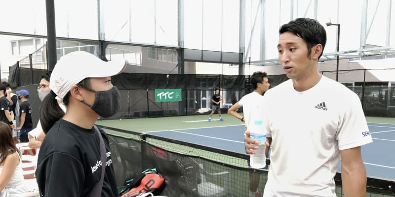 テニス、プロと高校生らチーム戦　西岡良仁ら参加