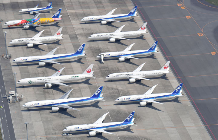 国際旅客、98.3％減3万人　ハワイ・韓国運航なし　5月の航空輸送統計