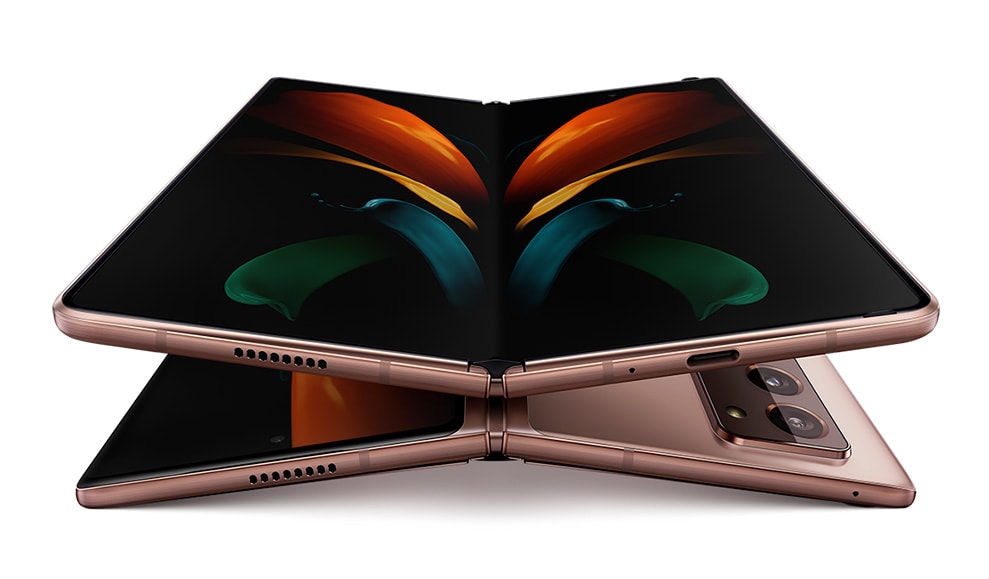 二代目折りたたみスマホ Galaxy Z Fold2発表。閉じてもフチなし大画面に改良