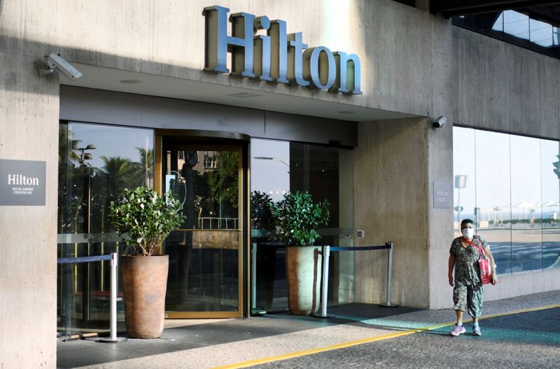 米ヒルトン、ホテル需要のコロナ前水準回復は再来年に