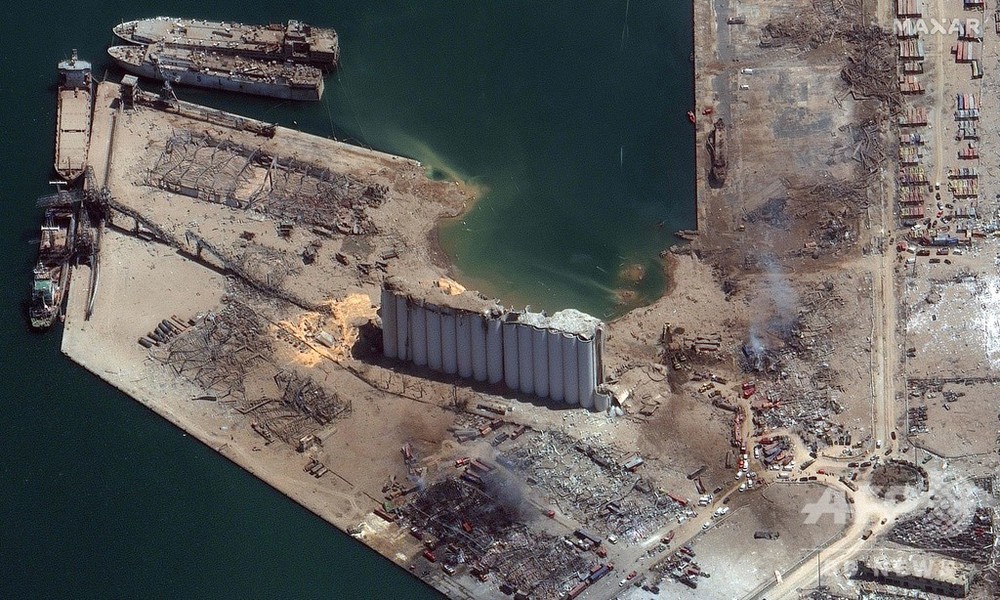 レバノン爆発の原因物質、インドの港にも約700トン 韓国から輸入