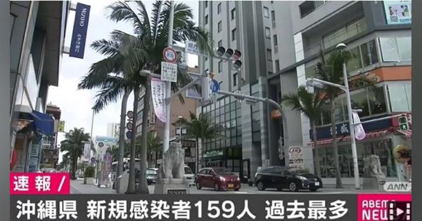 沖縄県で新たに159人の感染確認 過去最多を更新 - ABEMA TIMES
