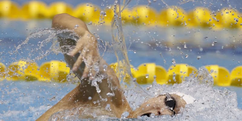 競泳の松元、得意種目で実力証明　「悪くなく安心。落ちていない」