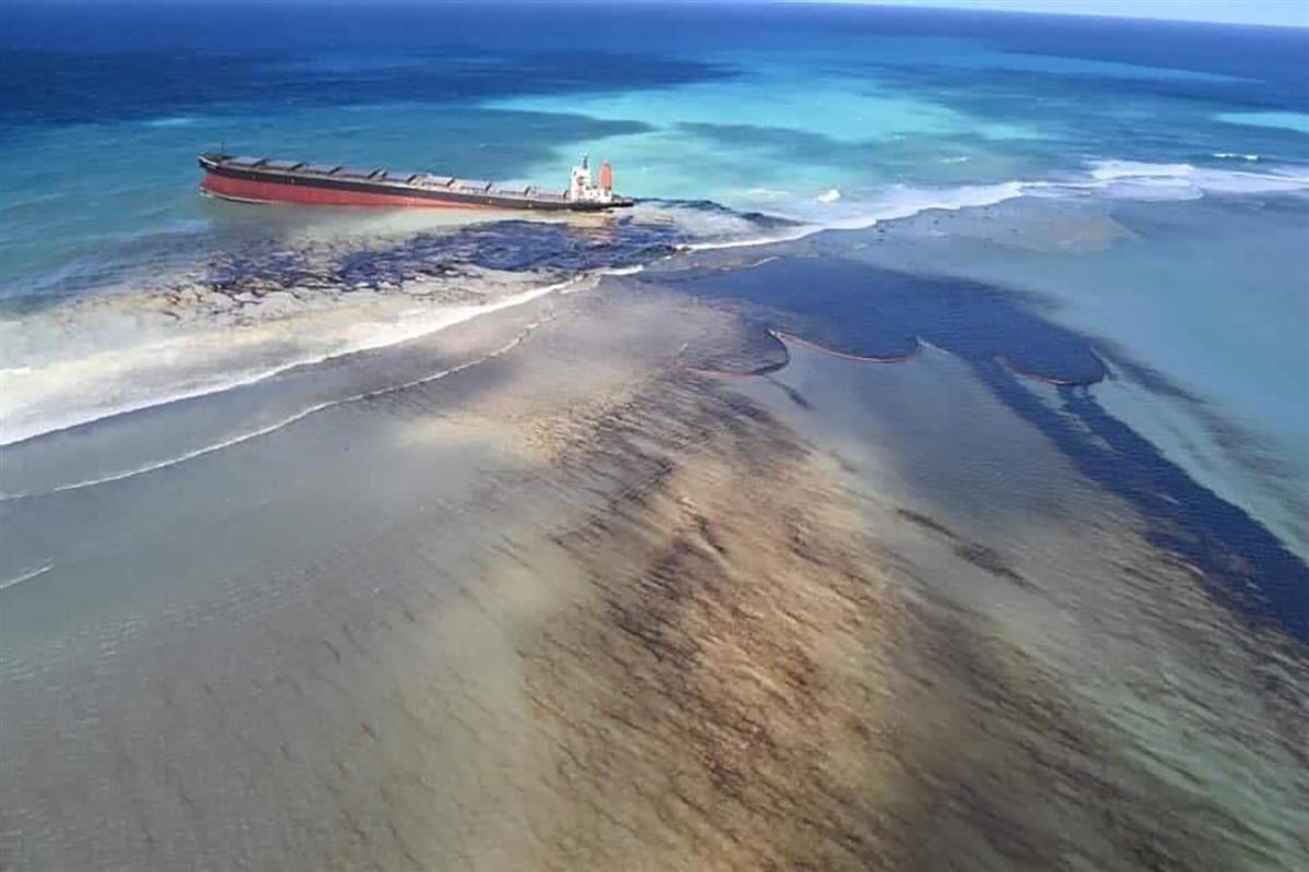 モーリシャス沖事故で重油大量流出　商船三井運航の貨物船、生態系に打撃