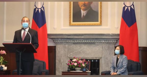 米大統領の「台湾支持」を伝達　厚生長官、蔡総統と会談