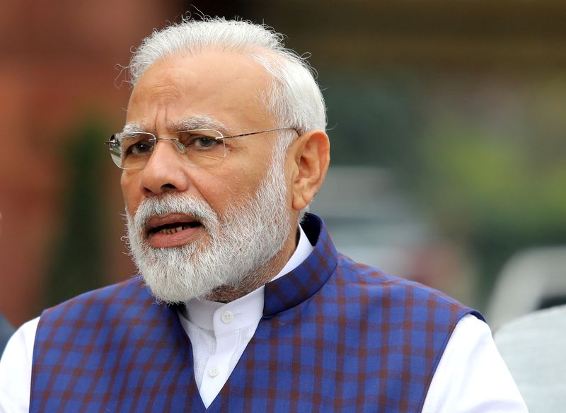 インド首相、新型コロナ対策で検査と接触追跡強化求める