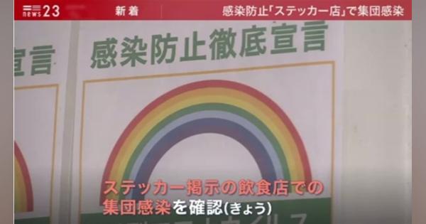 東京「虹のステッカー店」で集団感染、感染防止徹底のはずが・・・