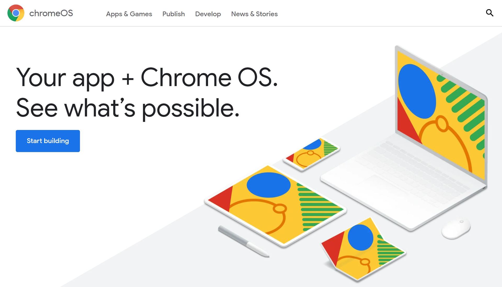 Google、Chromebookでのアプリ開発を支援する「ChromeOS.dev」公開
