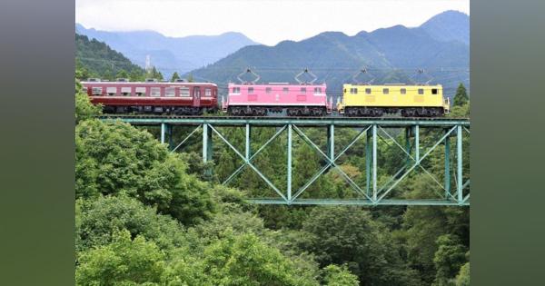 電気機関車の観光列車「ELパレオ」が運行開始　鉄道ファン集結　秩父鉄道