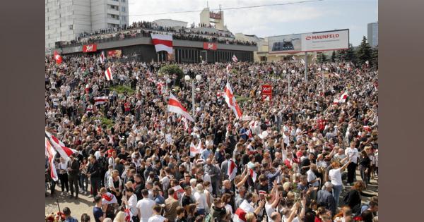ベラルーシ抗議デモ続く　大統領選１週間　露紙「独裁の終わりの始まり」