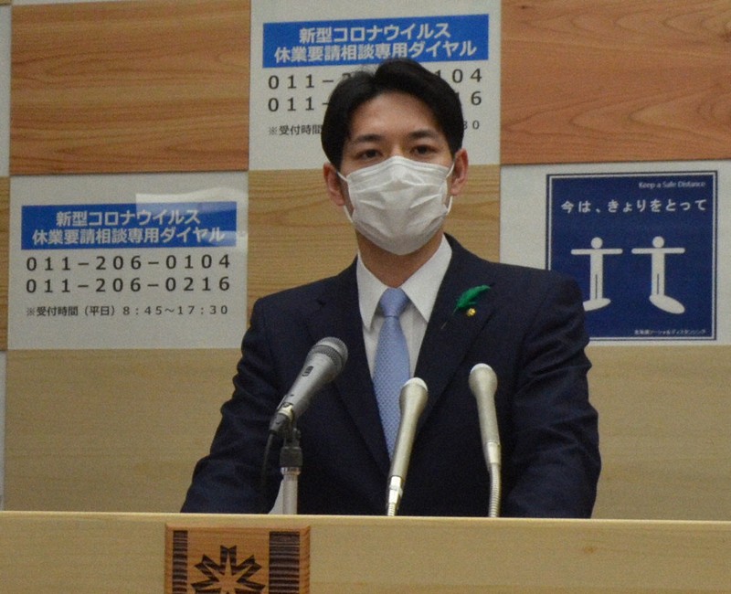 核ごみ調査　北海道知事「条例順守求める」　９月方針決定の寿都町に