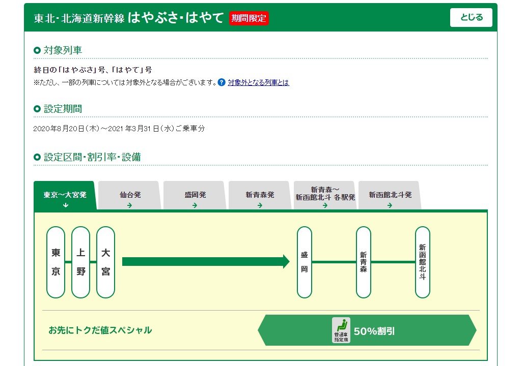 JR東日本、ネット限定の新幹線半額キャンペーン　きょう乗車分から