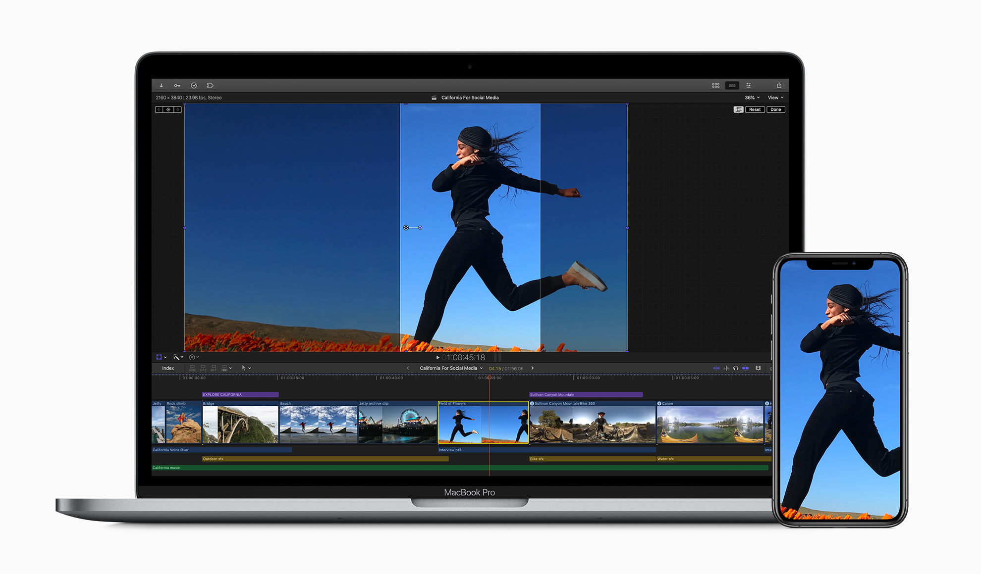 アップル、Final Cut Pro Xに最新アプデ。AIで1:1や縦画面トリミング、リモートでの編集も容易に