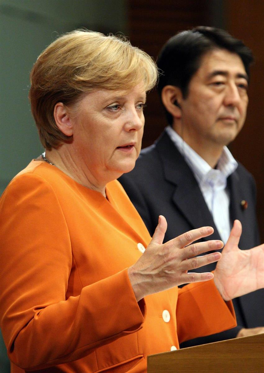 【安倍首相辞任】ドイツのメルケル首相「残念」「常に共通の価値掲げた」