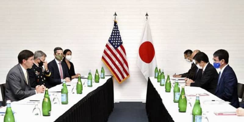 日米、南シナ海緊張に懸念を共有　防衛相会談、ミサイル防衛で連携