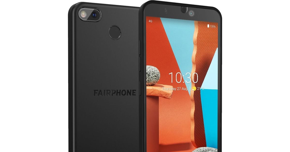 環境に優しいスマホ 「Fairphone 3+」⇒本体素材の40%が再生プラスチック