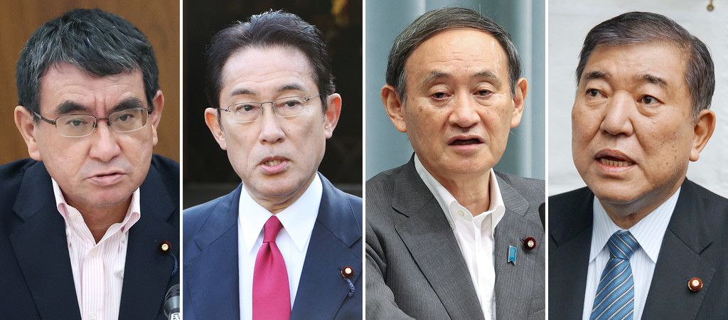 菅氏、自民総裁選出馬の意向　二階派が支持、追随の動きも―来月１７日にも首相指名：時事ドットコム