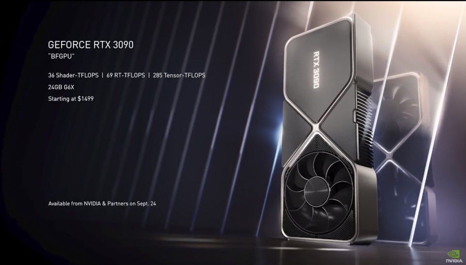 NVIDIA、Ampereアーキテクチャ採用の「GeForce RTX 30シリーズ」発表