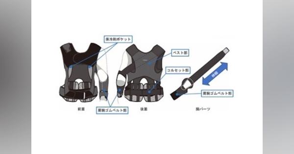 清水建設ら、ゴムを利用したアシストスーツを共同開発