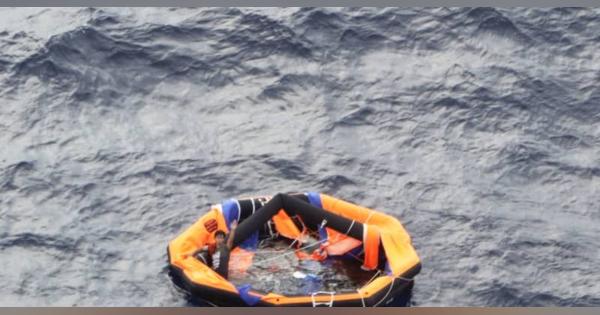遭難貨物船、鹿児島沖で1人救助　午前に発見の1人は死亡