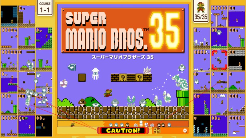 任天堂、バトロワ形式のマリオ『SUPER MARIO BROS. 35』を10月1日に無料配信！　Nintendo Switch Online加入者向けに
