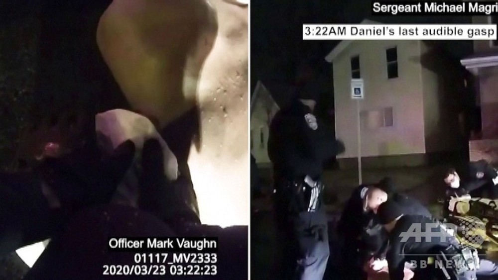 動画：黒人男性が窒息死、警察にフードかぶせられ 米NY州