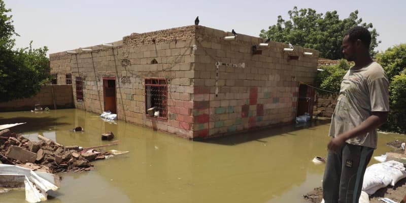 スーダンで洪水、99人死亡　ナイル川、50万人影響