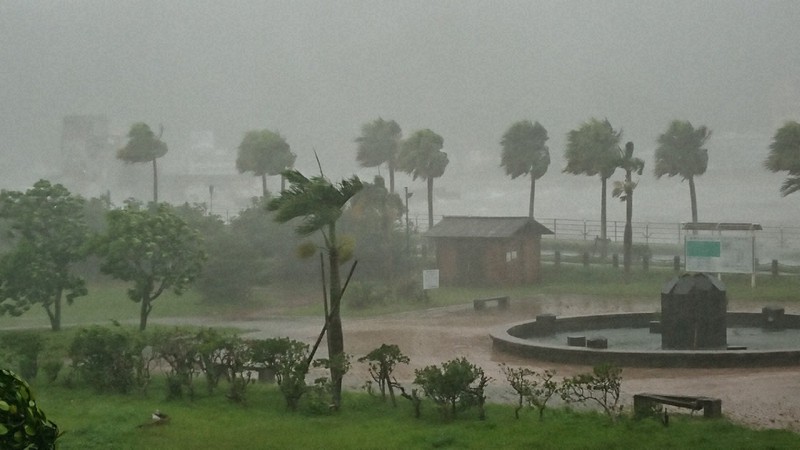 台風10号　鹿児島の離島で1万戸停電　喜界町、徳之島町など