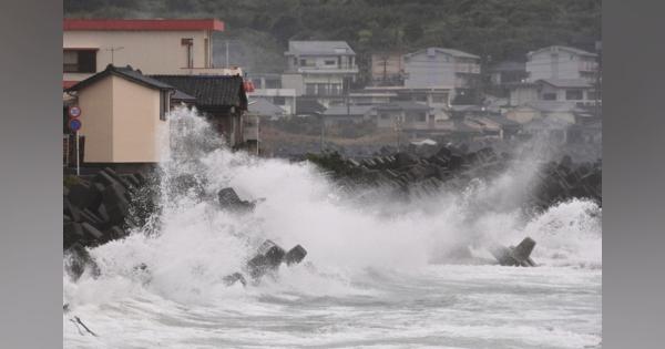 台風10号　宮崎県の一部が暴風域に　気象庁