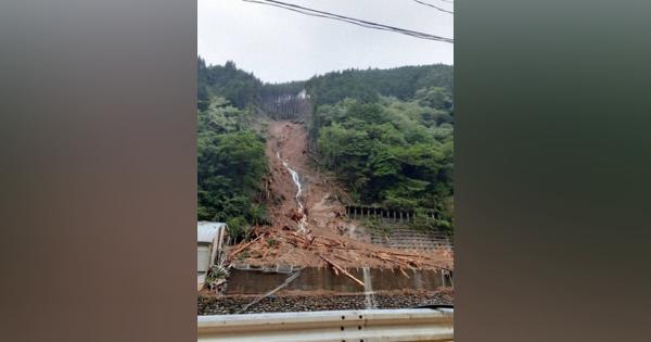 台風10号　宮崎県椎葉村で土砂崩れ　4人安否不明