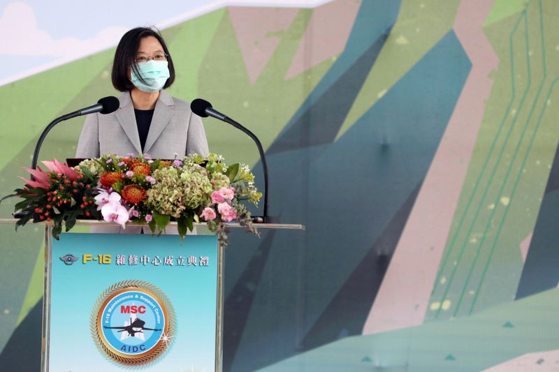 台湾総統、民主主義勢力の連携求める　「攻撃的行為に対抗を」