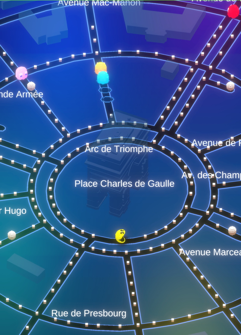 バンナム研究所、Google Maps Platformを活用したアクションゲーム『PAC-MAN GEO(パックマン ジオ)』の企画開発に協力