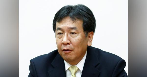 合流新党「立憲民主党」、枝野氏が代表に　本格的な臨時国会を要請