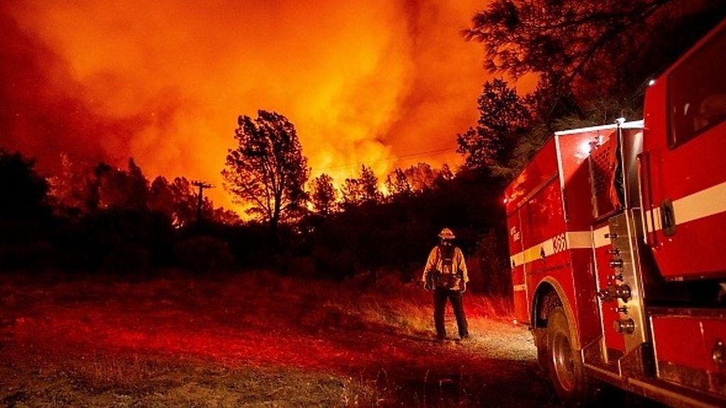 米カリフォルニアの山火事、すでに昨年の約20倍の規模に