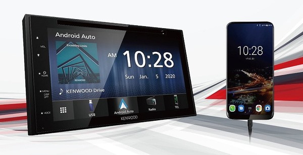 ケンウッド、Apple CarPlay/Android Auto対応のディスプレイオーディオ発売へ