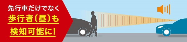 トヨタ、既販売車のプリクラッシュセーフティをアップグレード昼間の歩行者も検知可能に