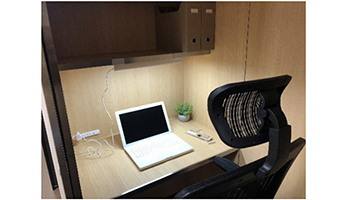 テレワークやオンライン学習に便利な1畳書斎空間、マンション向けにカスタマイズ