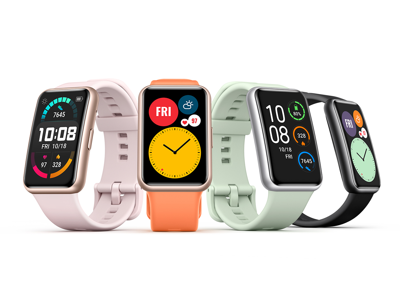 Apple Watch似のHUAWEI Watch Fit発表。縦長画面で約10日の電池持ち