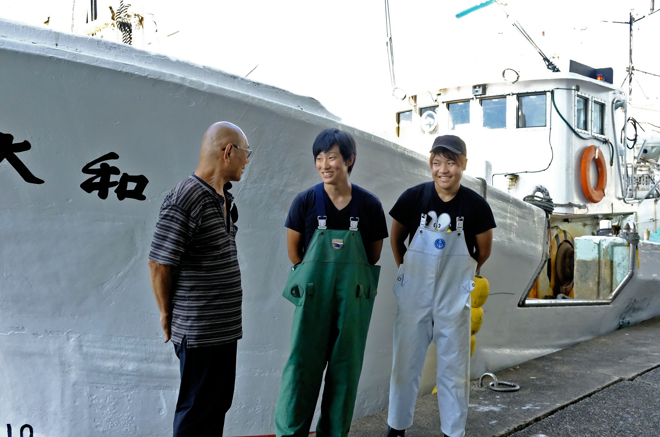Iターンの漁師2新人「希望の星」　研修終え、漁船に就職「厳しい、でも幸せ」