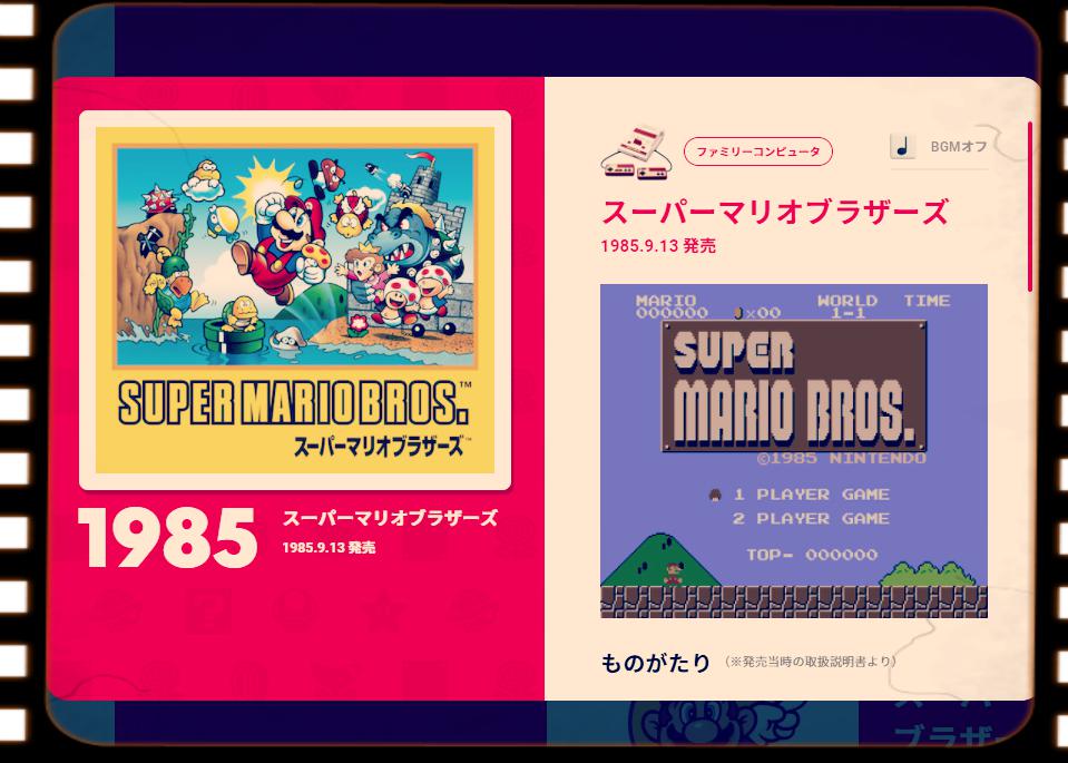 1985年9月13日 ファミコンで大ヒットした横スクロールアクション スーパーマリオブラザーズ が発売されました 今日は何の日