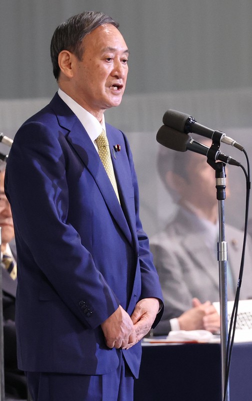 菅新総裁「国民のために働く内閣つくる」　安倍首相の取り組み「継承」