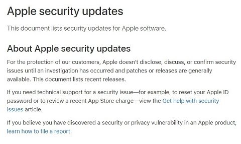 Appleが「iOS 14.0」などのセキュリティ情報公開