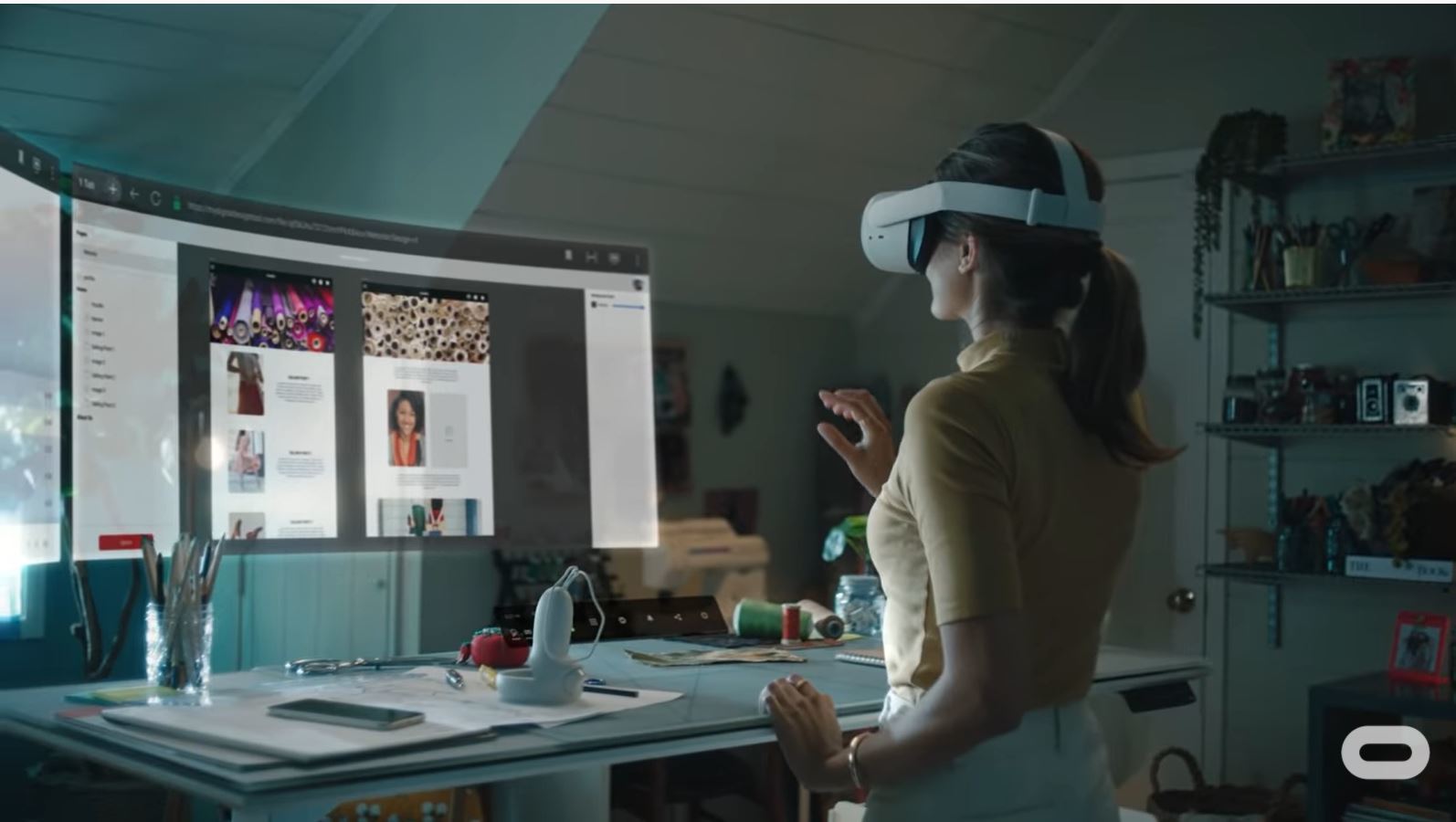 「Oculus Quest 2」＋「Infinite Office」で仮想リモートオフィス　Facebookが提案