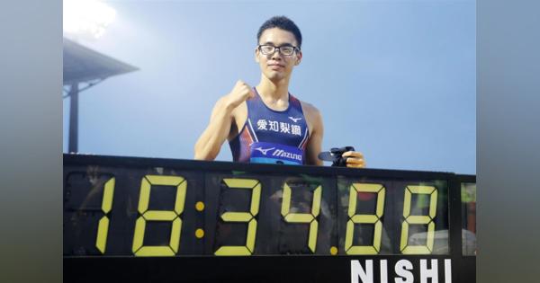 山西利和、日本新にも「想定内」　男子５０００メートル競歩