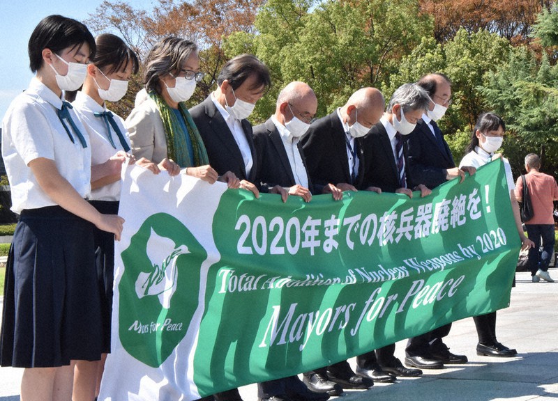 核兵器の廃絶と世界平和願い、広島の被爆者ら黙とう　国際平和デー