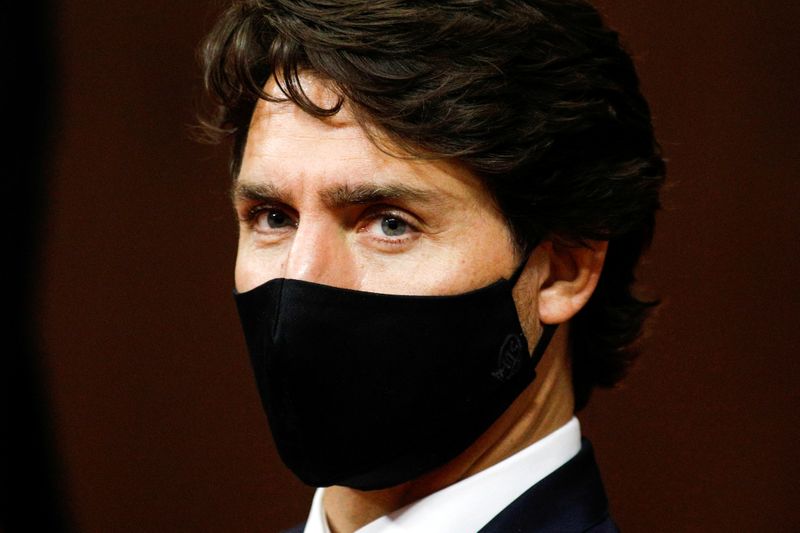 カナダ首相が異例の国民向け演説、コロナ感染第2波に警戒感