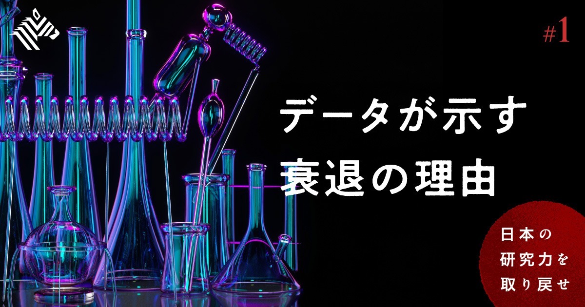 図解 日本の研究力が落ちた 本当の理由