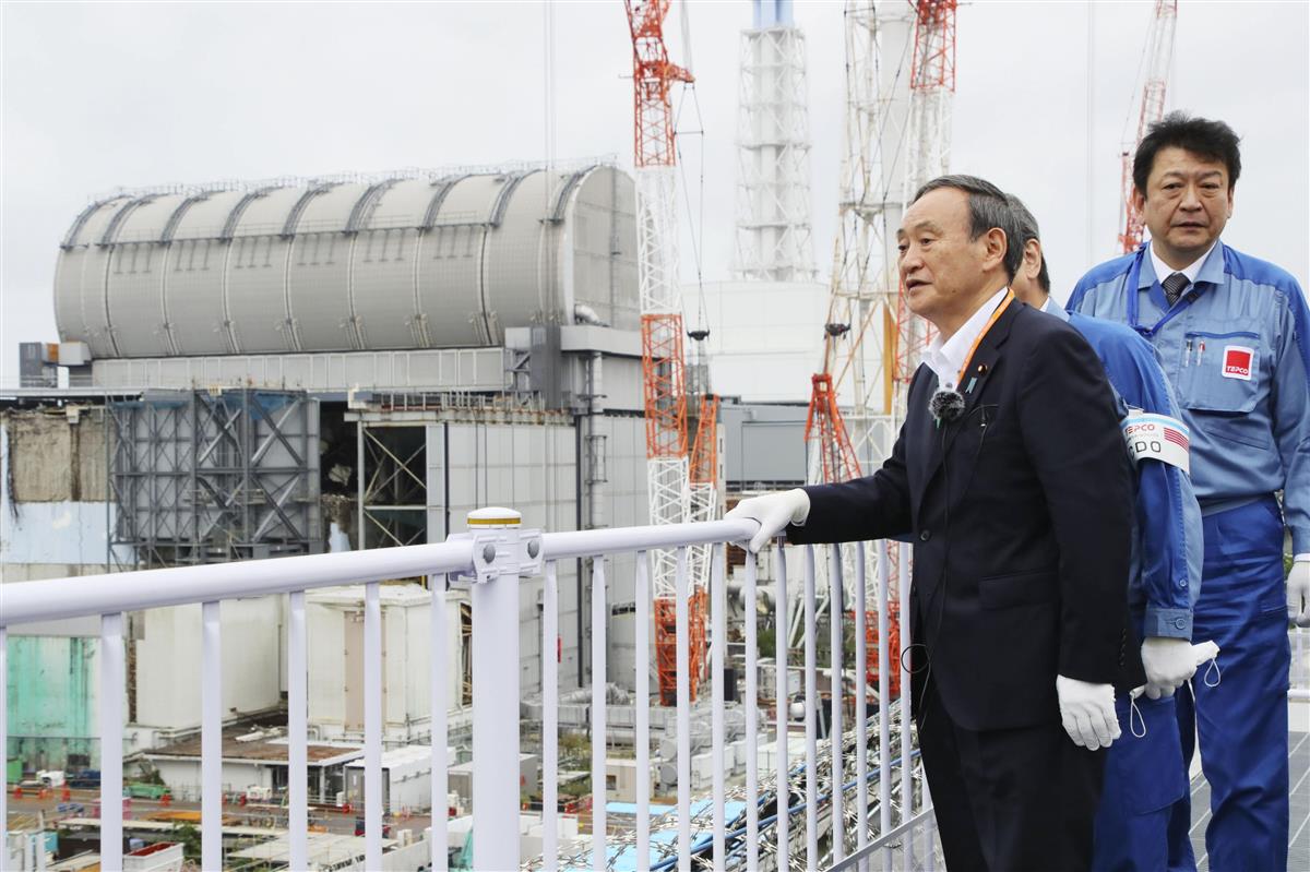 首相が福島を視察　原発処理水「早く処分方針決めたい」