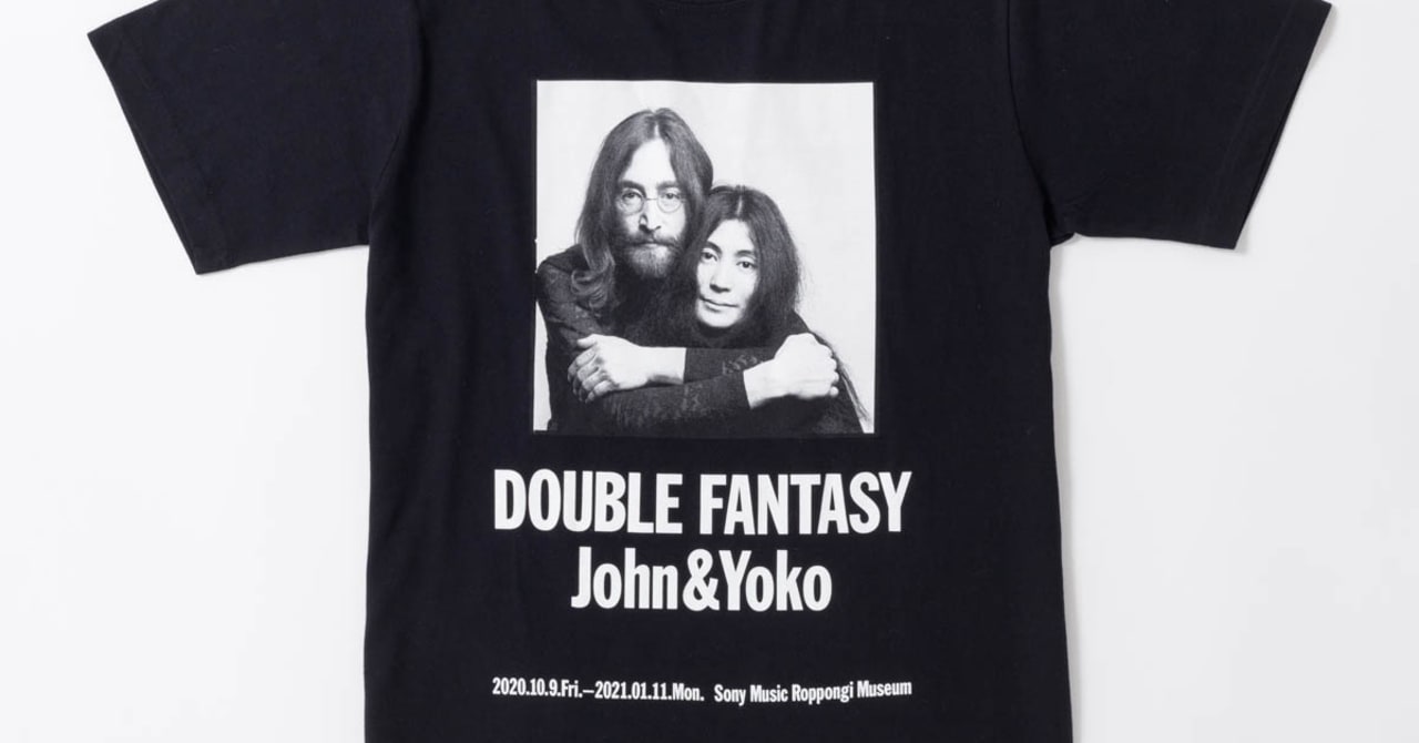 「アダム エ ロペ」がジョン・レノンとオノ・ヨーコの展覧会開催を記念、Tシャツやバッグを発売