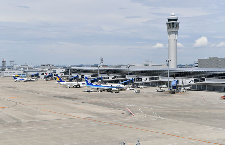 中部空港、8月旅客数86％減　国際線800人